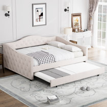 Dahlia upholstered store daybed with trundle